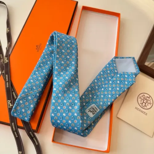 Replica Hermes Necktie For Men #1450194 $34.00 USD for Wholesale