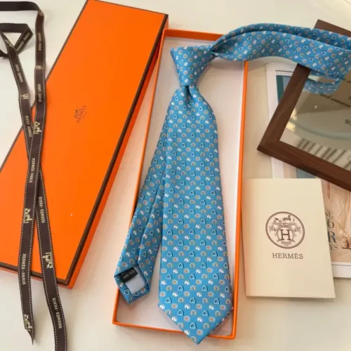 Replica Hermes Necktie For Men #1450194 $34.00 USD for Wholesale