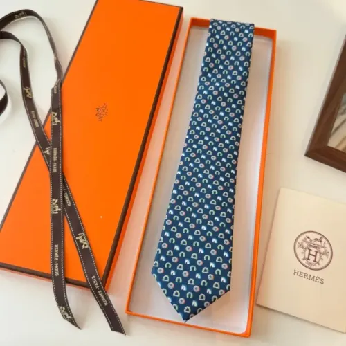 Replica Hermes Necktie For Men #1450196 $34.00 USD for Wholesale