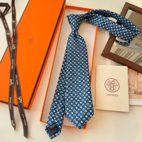 Replica Hermes Necktie For Men #1450196 $34.00 USD for Wholesale