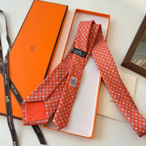 Replica Hermes Necktie For Men #1450199 $34.00 USD for Wholesale