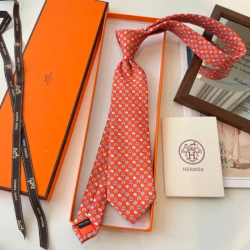 Replica Hermes Necktie For Men #1450199 $34.00 USD for Wholesale