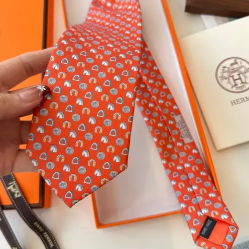Replica Hermes Necktie For Men #1450199 $34.00 USD for Wholesale