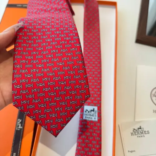 Replica Hermes Necktie For Men #1450201 $34.00 USD for Wholesale