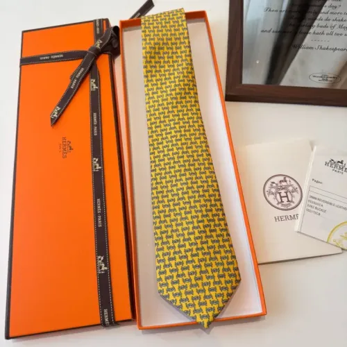 Replica Hermes Necktie For Men #1450203 $34.00 USD for Wholesale
