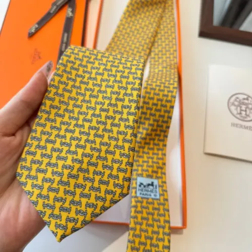 Replica Hermes Necktie For Men #1450203 $34.00 USD for Wholesale