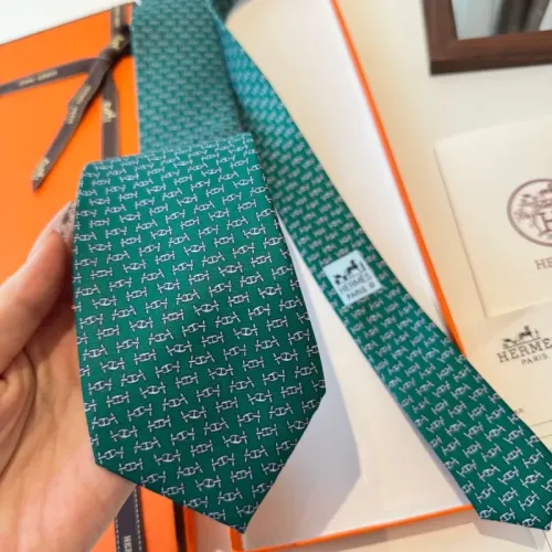 Replica Hermes Necktie For Men #1450204 $34.00 USD for Wholesale