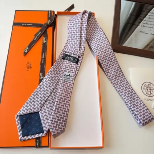 Replica Hermes Necktie For Men #1450207 $34.00 USD for Wholesale