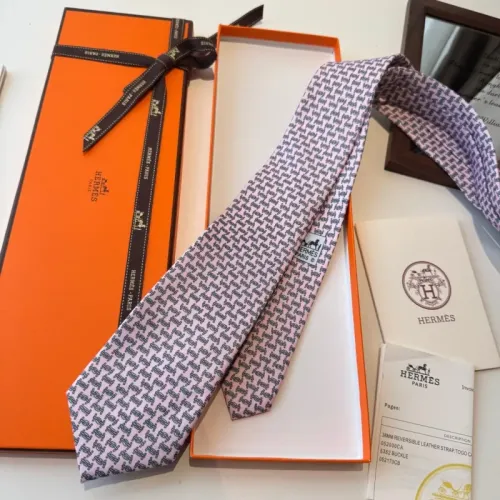 Replica Hermes Necktie For Men #1450207 $34.00 USD for Wholesale