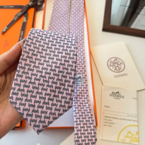 Replica Hermes Necktie For Men #1450207 $34.00 USD for Wholesale