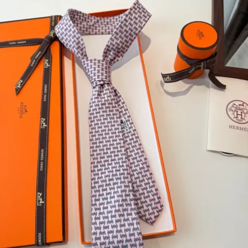 Replica Hermes Necktie For Men #1450207 $34.00 USD for Wholesale