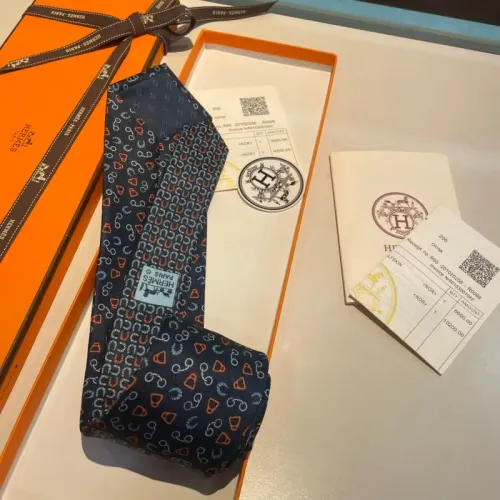 Replica Hermes Necktie For Men #1450208 $34.00 USD for Wholesale