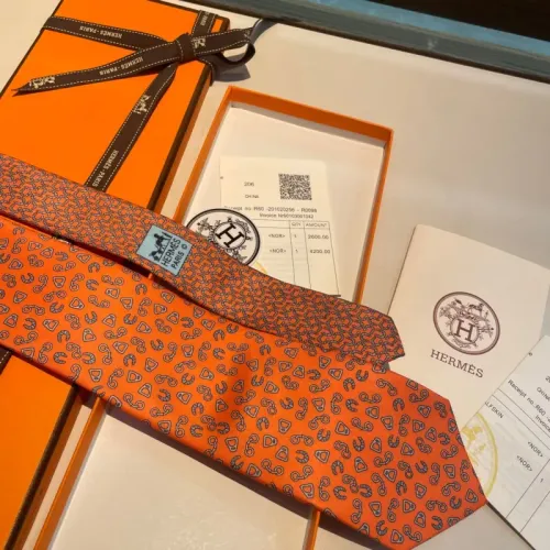 Replica Hermes Necktie For Men #1450210 $34.00 USD for Wholesale