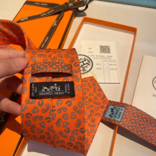 Replica Hermes Necktie For Men #1450210 $34.00 USD for Wholesale
