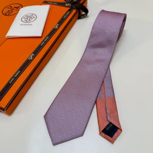 Replica Hermes Necktie For Men #1450213 $34.00 USD for Wholesale