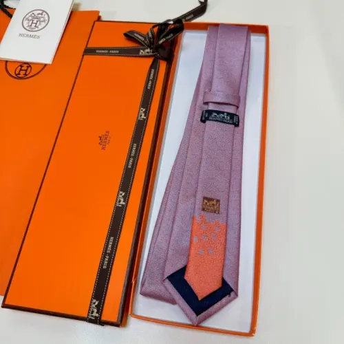 Replica Hermes Necktie For Men #1450213 $34.00 USD for Wholesale