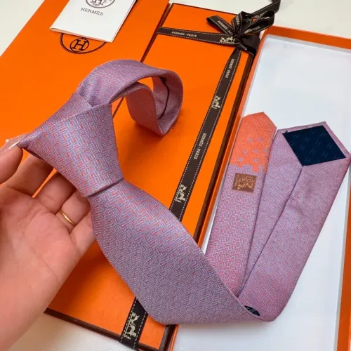 Replica Hermes Necktie For Men #1450213 $34.00 USD for Wholesale