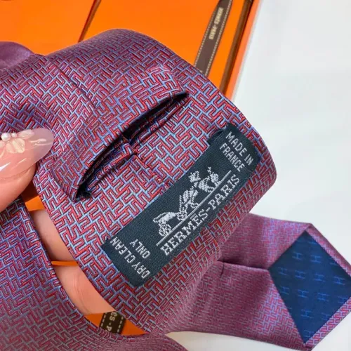 Replica Hermes Necktie For Men #1450215 $34.00 USD for Wholesale