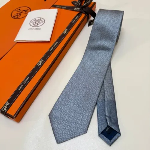 Replica Hermes Necktie For Men #1450217 $34.00 USD for Wholesale