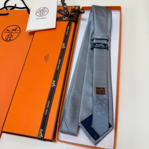 Replica Hermes Necktie For Men #1450217 $34.00 USD for Wholesale