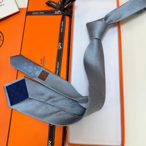 Replica Hermes Necktie For Men #1450217 $34.00 USD for Wholesale