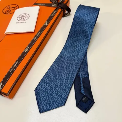 Replica Hermes Necktie For Men #1450218 $34.00 USD for Wholesale