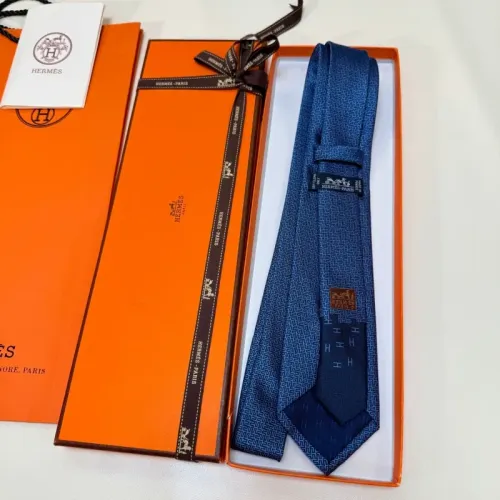 Replica Hermes Necktie For Men #1450218 $34.00 USD for Wholesale
