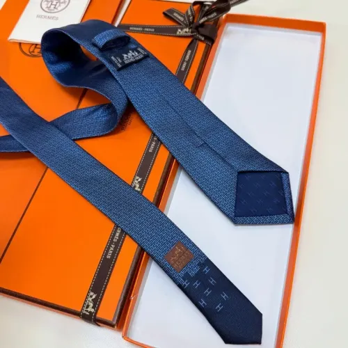 Replica Hermes Necktie For Men #1450218 $34.00 USD for Wholesale