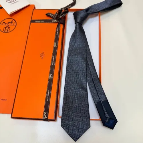 Replica Hermes Necktie For Men #1450219 $34.00 USD for Wholesale