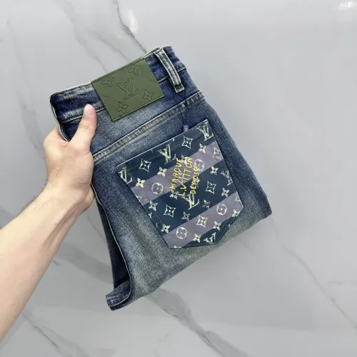 Wholesale Louis Vuitton LV Jeans For Men #1450256 $76.00 USD, Wholesale Quality Replica Louis Vuitton LV Jeans