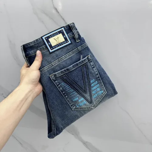 Wholesale Louis Vuitton LV Jeans For Men #1450258 $76.00 USD, Wholesale Quality Replica Louis Vuitton LV Jeans