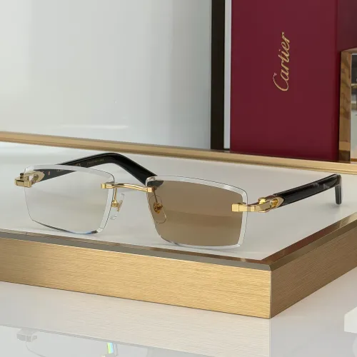Wholesale Cartier AAA Quality Sunglassess #1450287 $80.00 USD, Wholesale Quality Replica Cartier AAA Quality Sunglassess