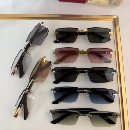 Replica Cartier AAA Quality Sunglassess #1450289 $68.00 USD for Wholesale