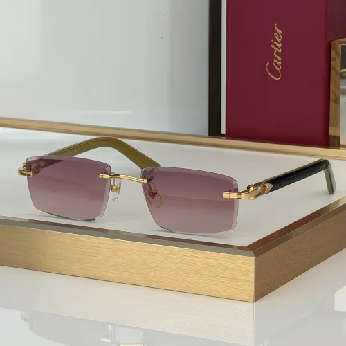 Wholesale Cartier AAA Quality Sunglassess #1450291 $68.00 USD, Wholesale Quality Replica Cartier AAA Quality Sunglassess