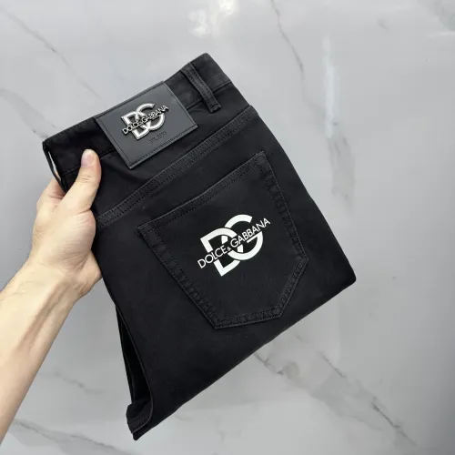 Wholesale Dolce &amp; Gabbana D&amp;G Jeans For Men #1450301 $88.00 USD, Wholesale Quality Replica Dolce &amp; Gabbana D&amp;G Jeans