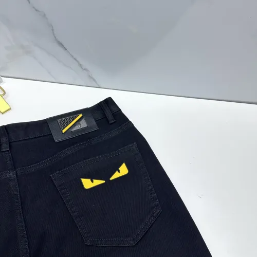 Replica Fendi Jeans For Men #1450312 $88.00 USD for Wholesale
