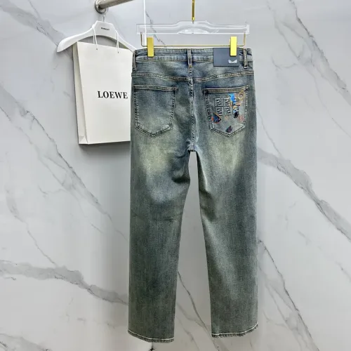 Replica Fendi Jeans For Men #1450313 $88.00 USD for Wholesale