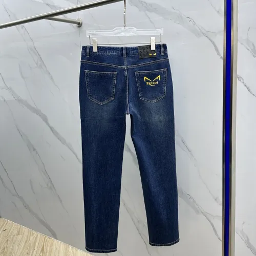 Replica Fendi Jeans For Men #1450314 $88.00 USD for Wholesale