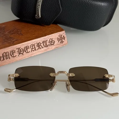 Wholesale Chrome Hearts AAA Quality Sunglasses #1450345 $64.00 USD, Wholesale Quality Replica Chrome Hearts AAA Quality Sunglasses