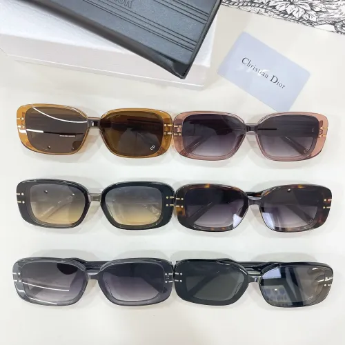 Replica Christian Dior AAA Quality Sunglasses #1450357 $64.00 USD for Wholesale