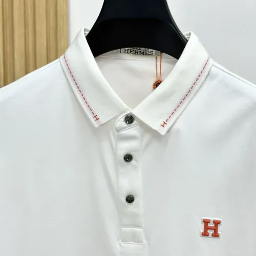 Replica Hermes T-Shirts Short Sleeved For Men #1450374 $82.00 USD for Wholesale