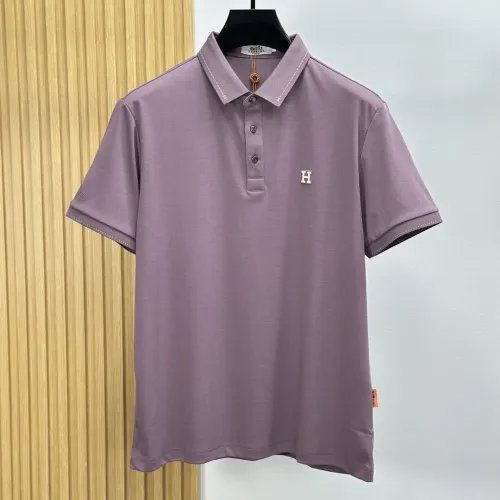 Wholesale Hermes T-Shirts Short Sleeved For Men #1450378 $82.00 USD, Wholesale Quality Replica Hermes T-Shirts