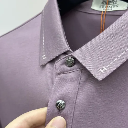 Replica Hermes T-Shirts Short Sleeved For Men #1450378 $82.00 USD for Wholesale