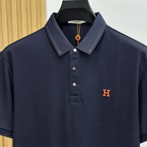 Replica Hermes T-Shirts Short Sleeved For Men #1450380 $82.00 USD for Wholesale