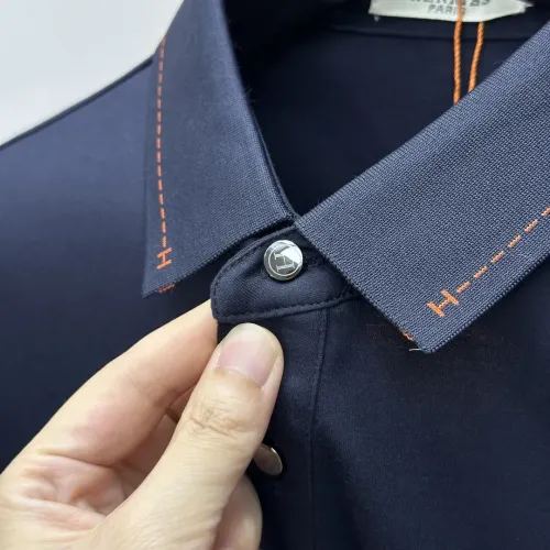 Replica Hermes T-Shirts Short Sleeved For Men #1450380 $82.00 USD for Wholesale