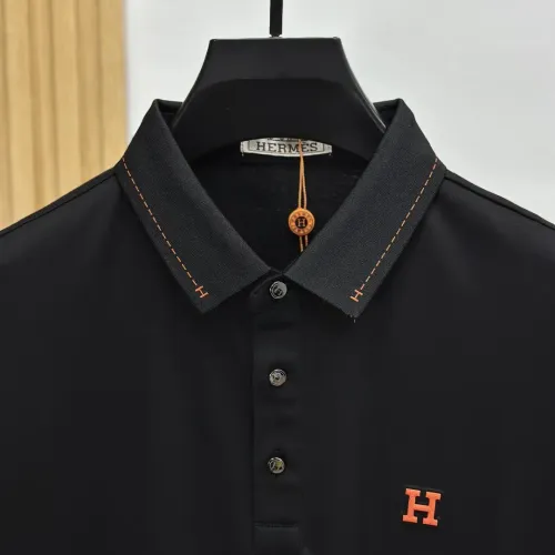 Replica Hermes T-Shirts Short Sleeved For Men #1450382 $82.00 USD for Wholesale