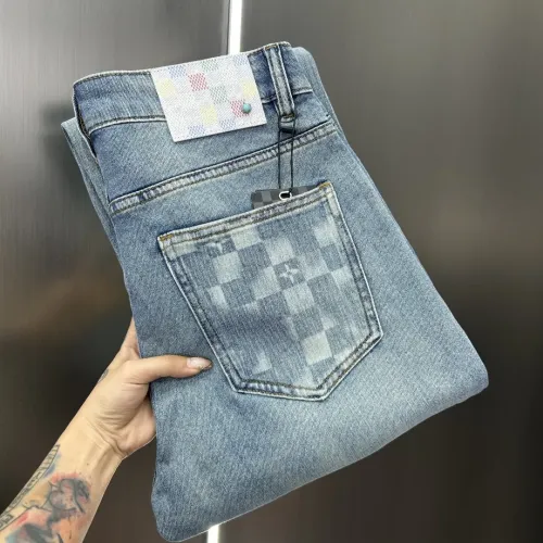 Wholesale Louis Vuitton LV Jeans For Men #1450395 $82.00 USD, Wholesale Quality Replica Louis Vuitton LV Jeans