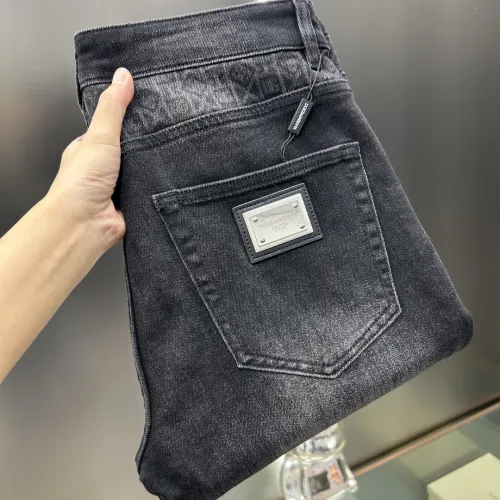 Wholesale Dolce &amp; Gabbana D&amp;G Jeans For Men #1450414 $80.00 USD, Wholesale Quality Replica Dolce &amp; Gabbana D&amp;G Jeans