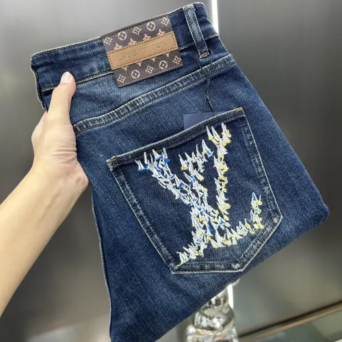 Wholesale Louis Vuitton LV Jeans For Men #1450418 $80.00 USD, Wholesale Quality Replica Louis Vuitton LV Jeans