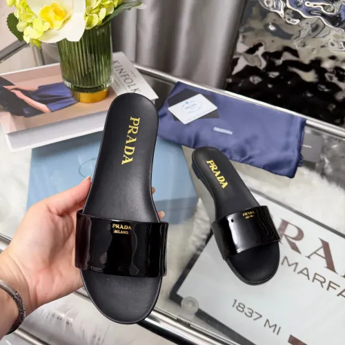 Replica Prada Slippers For Women #1450465 $85.00 USD for Wholesale